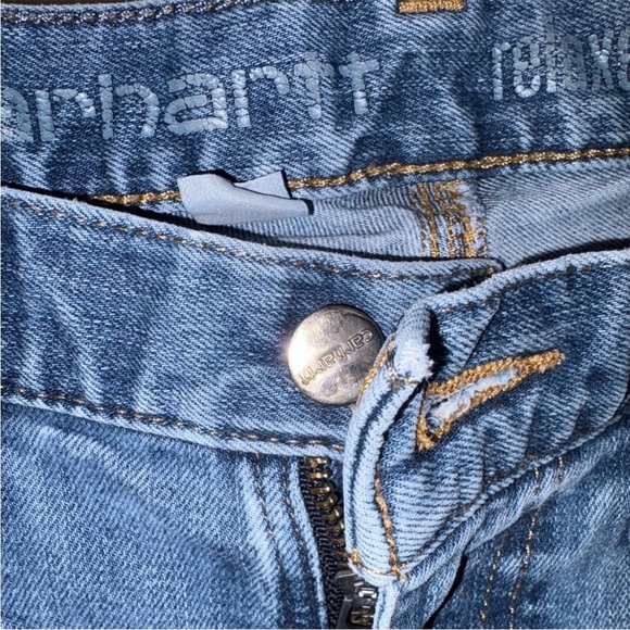 Carhartt Light Blue Denim Pants - Picture 5 of 8